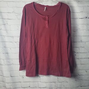 Splash Pajama Maroon Longsleeve